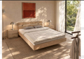 Letto Matrimoniale ROSSANO 160x200 – Rovere Massiccio Naturale