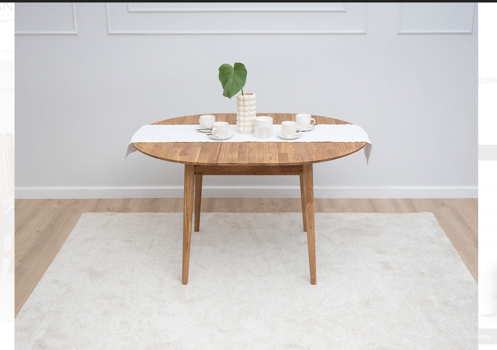 Tavolo Allungabile BERGEN – 100% Rovere Massiccio Naturale