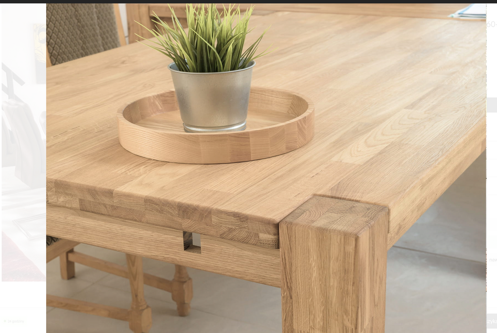 Esstisch FALUN 160x90 cm – 100% massive Eiche