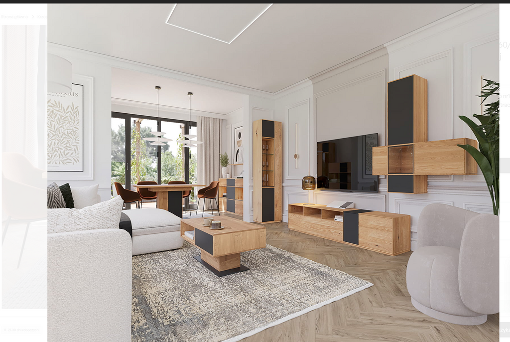 Tavolo Allungabile d'Élite TARANTO – 100% Rovere Massiccio & Vetro Temperato